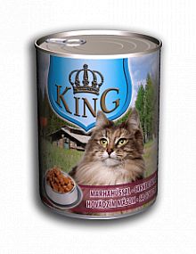 Konzerva King Cat Beef 415g