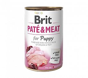 Konzerva Brit 400g Puppy Paté & Meat