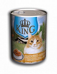 Konzerva King Cat Poultry 415g