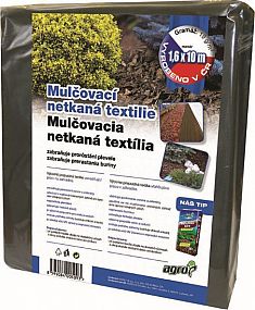 Textilie netkaná černá 1,6x10m Juta-AGRO