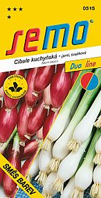 Cibule kuch. svazk. DUO sklizeň na zeleno žlutá+červená, na svazkování /tvoří cibulku/