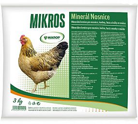 Mikros Minerál Nosnice 3kg minerály pro nosnice (DN)