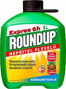 Roundup Expres 5 l náhradní náplň připravena k postřiku Evergreen