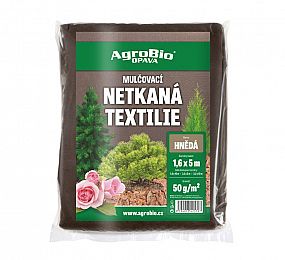 Textilie netkaná hnědá 1,6x5m Agrobio