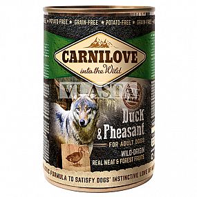 Konzerva Carnilove Can Dog 400g Wild Meat Duck & Pheasant