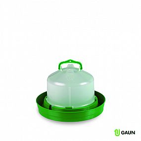 Gaun Napaječka PREMIUM 5 l 322x208mm plastová bílá se zelenou miskou se zátkou ECO / PREMIUM DRINKER WITH PLUG GREEN 5 L 11060