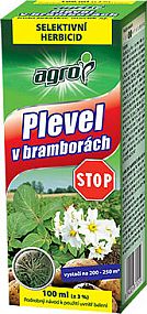 STOP Plevel v bramborách 100ml AGRO selektivní systémový herbicid k hubení plevelů v bramborách