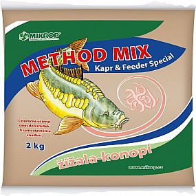 Mikrop Method mix 2kg žížala-konopí krmítková směs