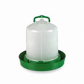 Gaun Napaječka PREMIUM 8 l 322x300mm plastová bílá se zelenou miskou se zátkou / PREMIUM DRINKER WITH PLUG GREEN 8 L 11061