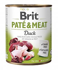 Konzerva Brit 800g Duck Paté & Meat