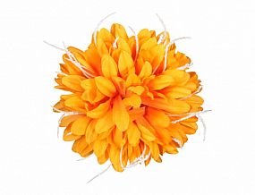 Chryzantema květ 14 cm oranž