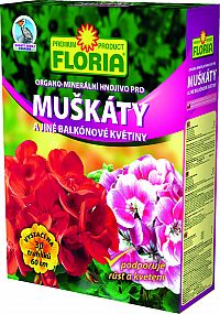 FLORIA Organo-minerální hnojivo na muškáty 2,5kg