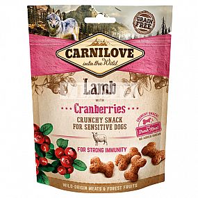 Carnilove Dog Crunchy Lamb With Cranberries With Fresh Meat 200g