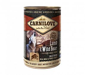 Konzerva Carnilove Can Dog 400g Wild Meat Lamb & Wild Boar