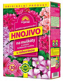 Orgamin Muškáty 1kg organo-minerální hnojivo s rohovinou