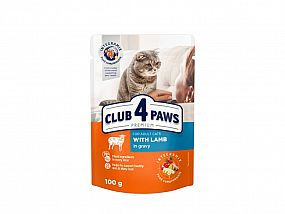 Kapsa Club4Paws CAT 100g with Lamb in Gravy