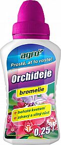 Kapalné hnojivo na orchideje 0,25 l AGRO