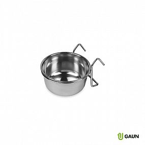 Miska závěsná nerezová ve tvaru lavorku s nerezovými háčky S / STAINLESS STEEL FEEDER WITH HOOKS SMALL 44555