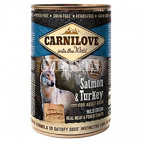 Konzerva Carnilove Can Dog 400g Wild Meat Salmon & Turkey
