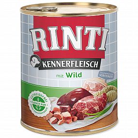 Konzerva Rinti Kennerfleisch 800g zvěřina