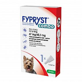 VVLP Kapky spot-on Fypryst Dog S sol 0,67ml pro psy o hmotnosti do 10kg