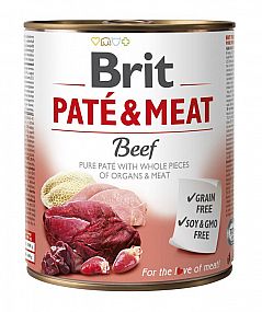 Konzerva Brit 800g Beef Paté & Meat