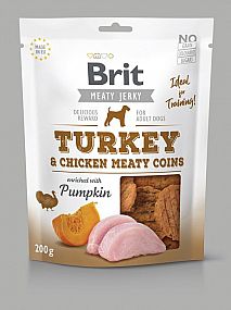 Brit Jerky 200g Turkey Meaty Coins