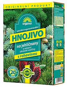 Orgamin Jehličnany 1kg organo-minerální hnojivo s rohovinou