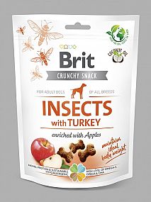 Brit Care Dog Crunchy Cracker Insect With Turkey And Apples 200g