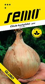 Cibule kuchyňská GLOBO žlutá jarní kulatá obří jarní salátová