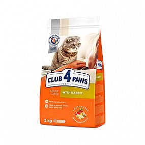 Club4Paws Cat Premium with Rabbit 14kg pro kočky