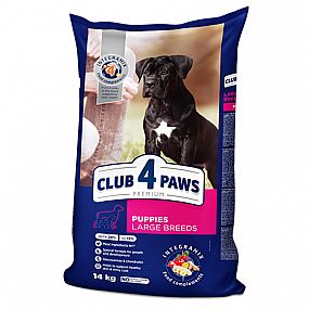 Club4Paws Dog Premium for Puppies of Large Breeds 14kg Chicken