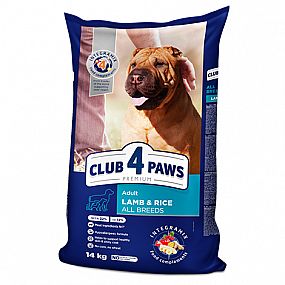 Club4Paws Dog Premium Adult Medium Breeds 14kg Lamb and Rice