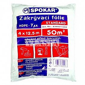 ŽlZ/Folie zakrývací 4x12,5m 7mikronů HD 75459