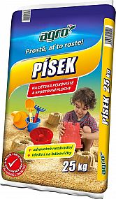 Písek pro dětská pískoviště a sportovní plochy 25kg AGRO