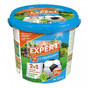 Expert trávníkové hnojivo s vápencem 2v1 10kg