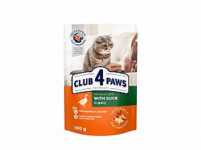 Kapsa Club4Paws CAT 100g with Duck in Gravy