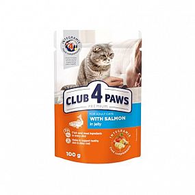 Kapsa Club4Paws CAT 100g with Salmon in Jelly