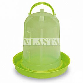 Gaun Napaječka pro drůbež 5 l 270x272mm plastová zelená s nohama ECO / CHICKEN DRINKER GREEN LEMON 5 L 10941