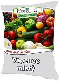 Vápenec dolomitický 5kg mletý Hortus