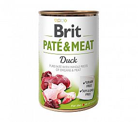 Konzerva Brit 400g Duck Paté & Meat